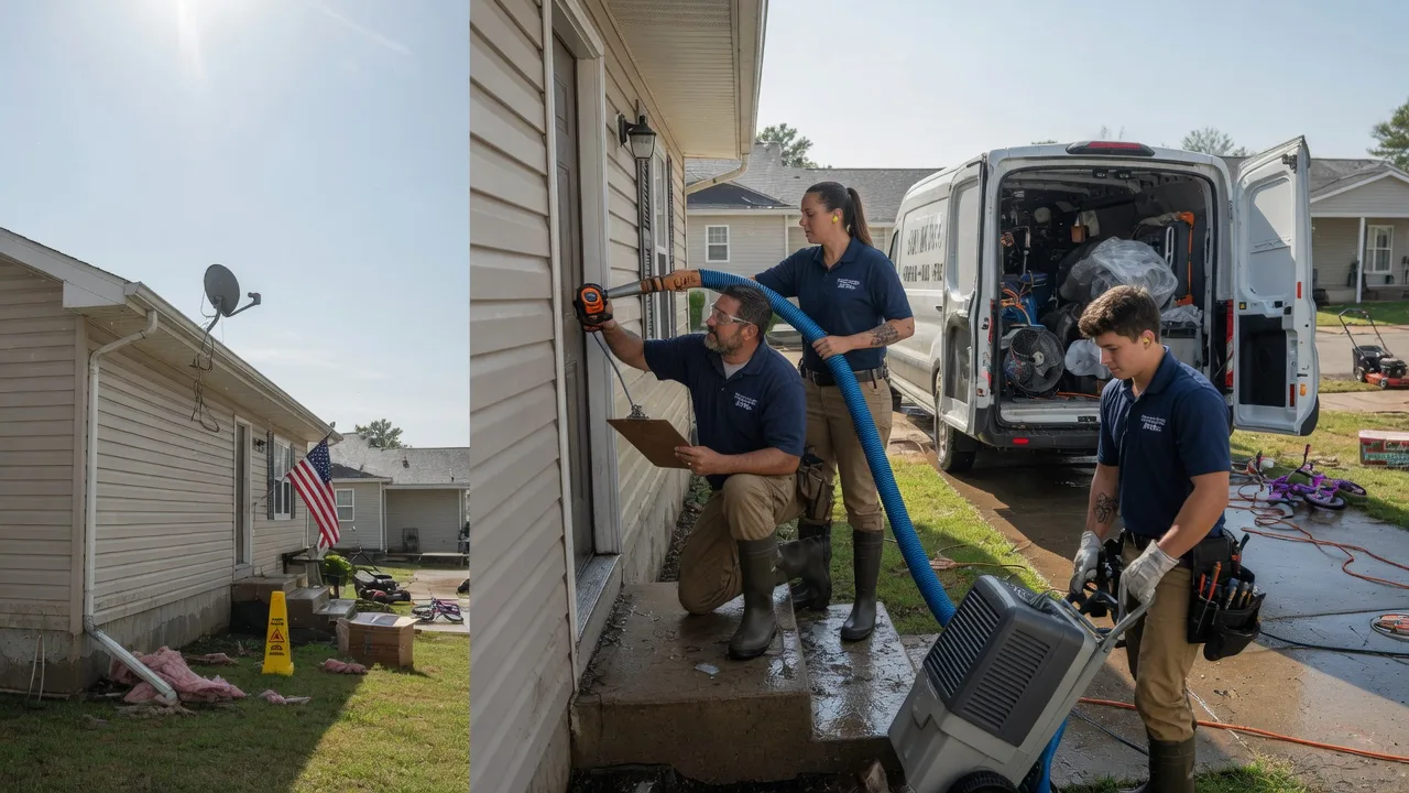 Ceiling Water Damage Restoration in Winchester, TN near me
